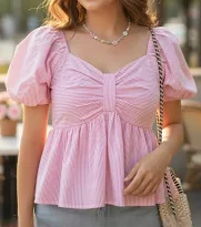 Classy Light Pink Top