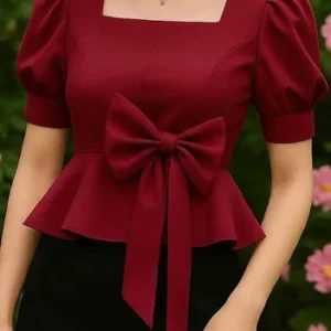 Classy Maroon Top